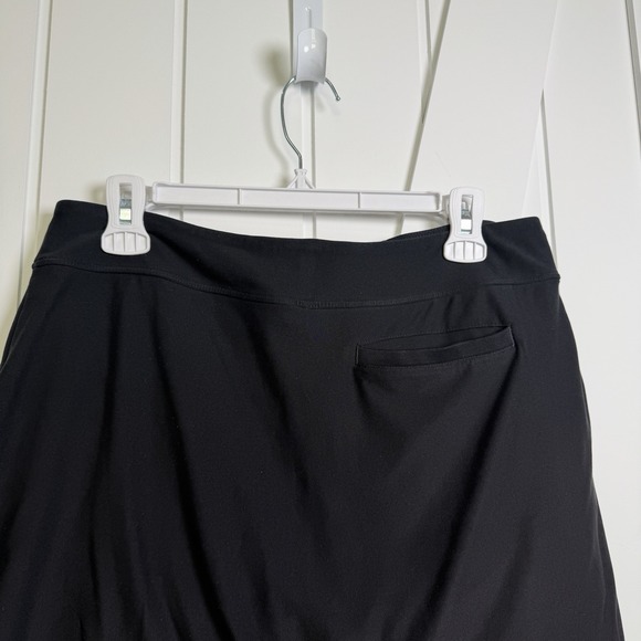 Nike Golf Dri Fit Skirt Skort Size Medium Black Activewear Athleisure Sporty - Picture 4 of 6